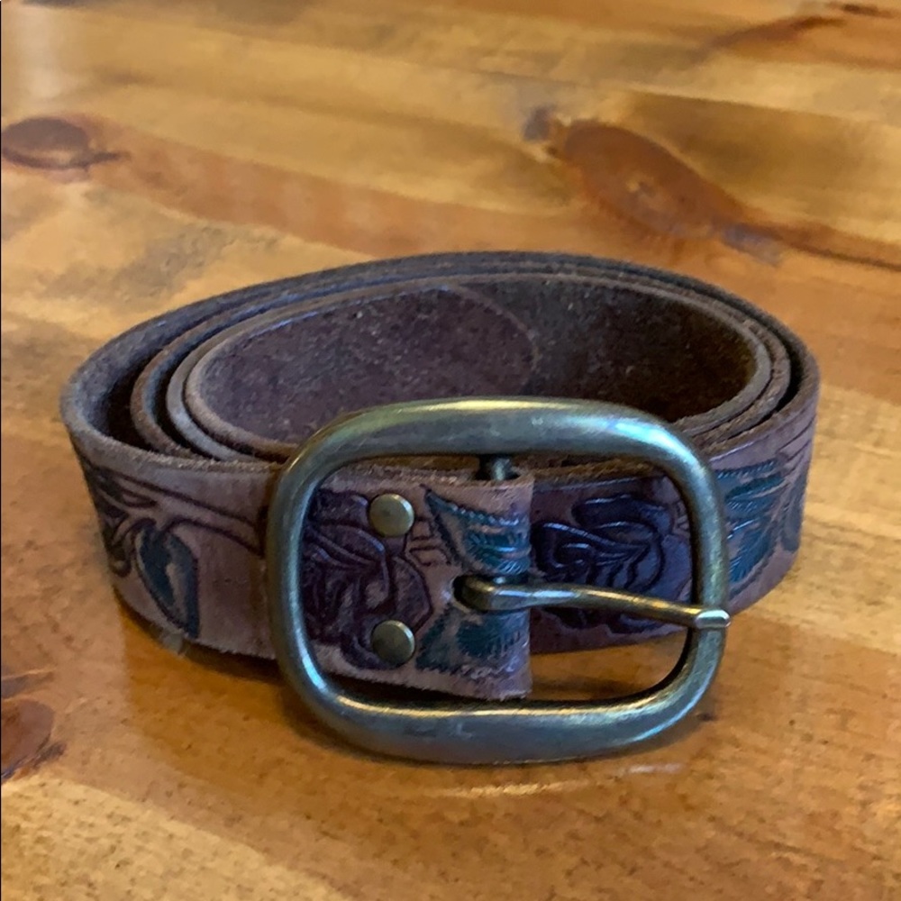 Maurice’s leather belt